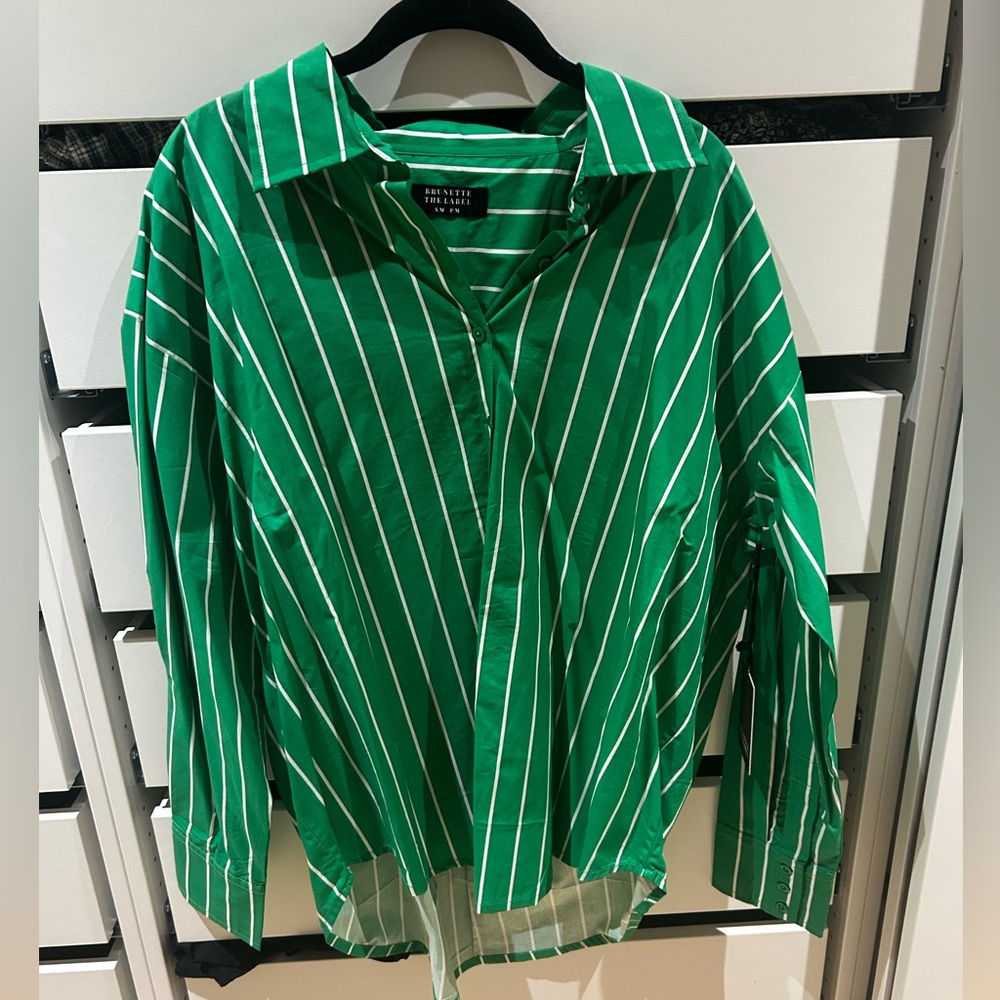 NWT Size Small/Medium Brunette The Label along Sleeve
